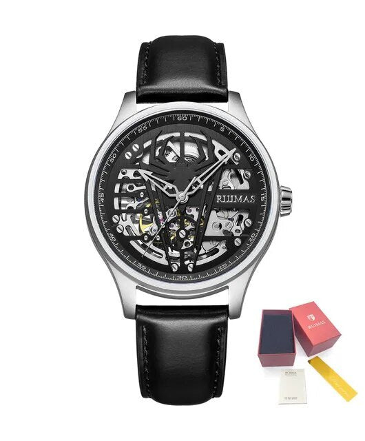 Arachnid Riimas Leather sports mechanical watch