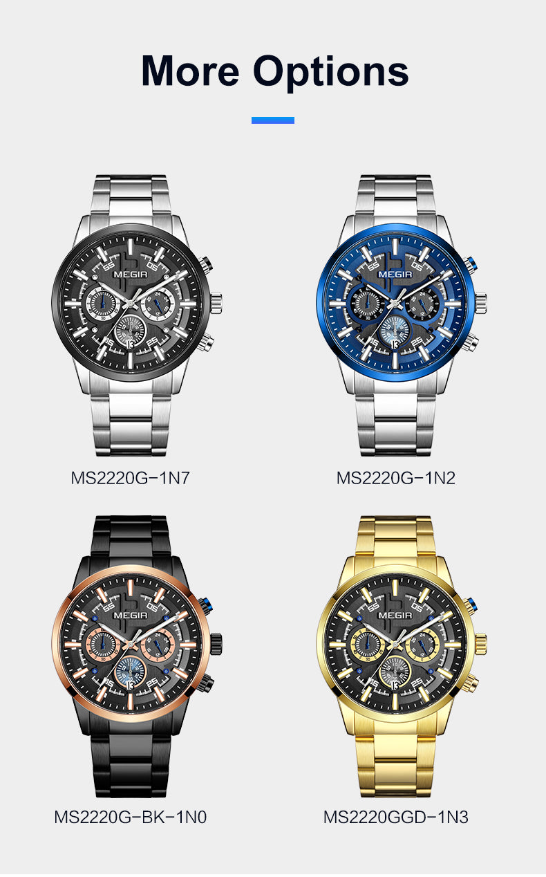 Multi Tune Luxury Men's Business Watch