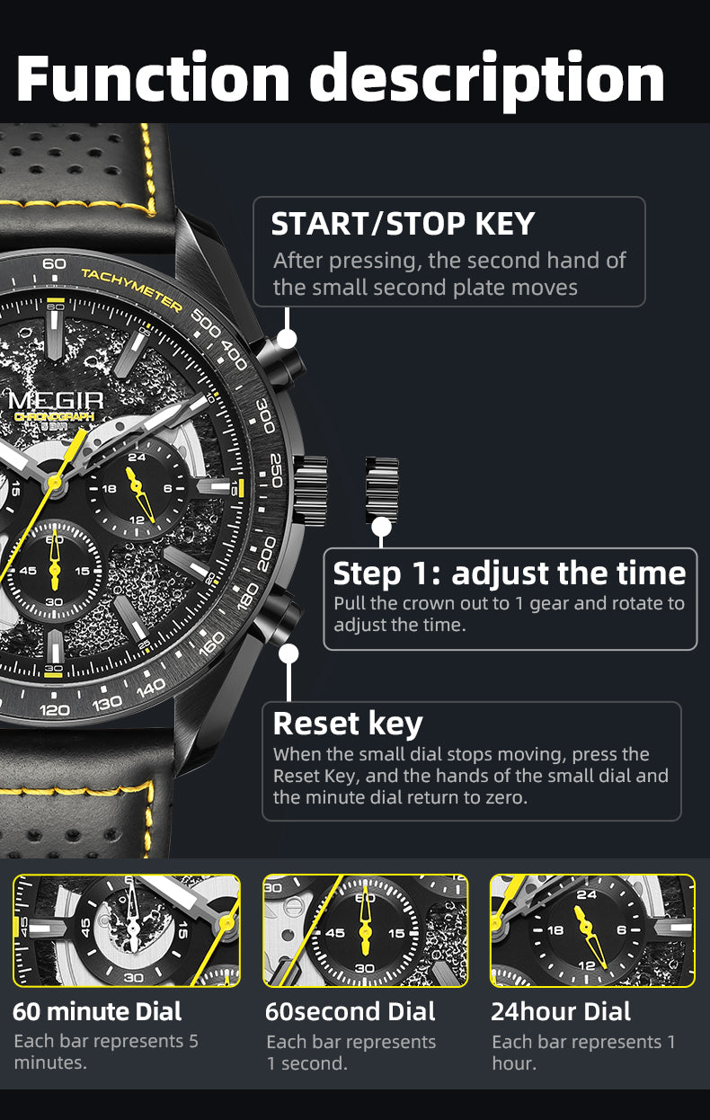 Ontarial Quartz Chronograph Business Casual