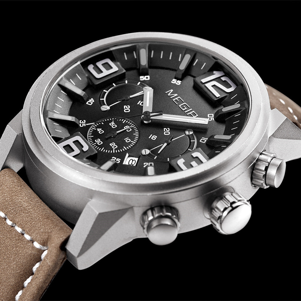 Simple Casual Sports Watch Leather