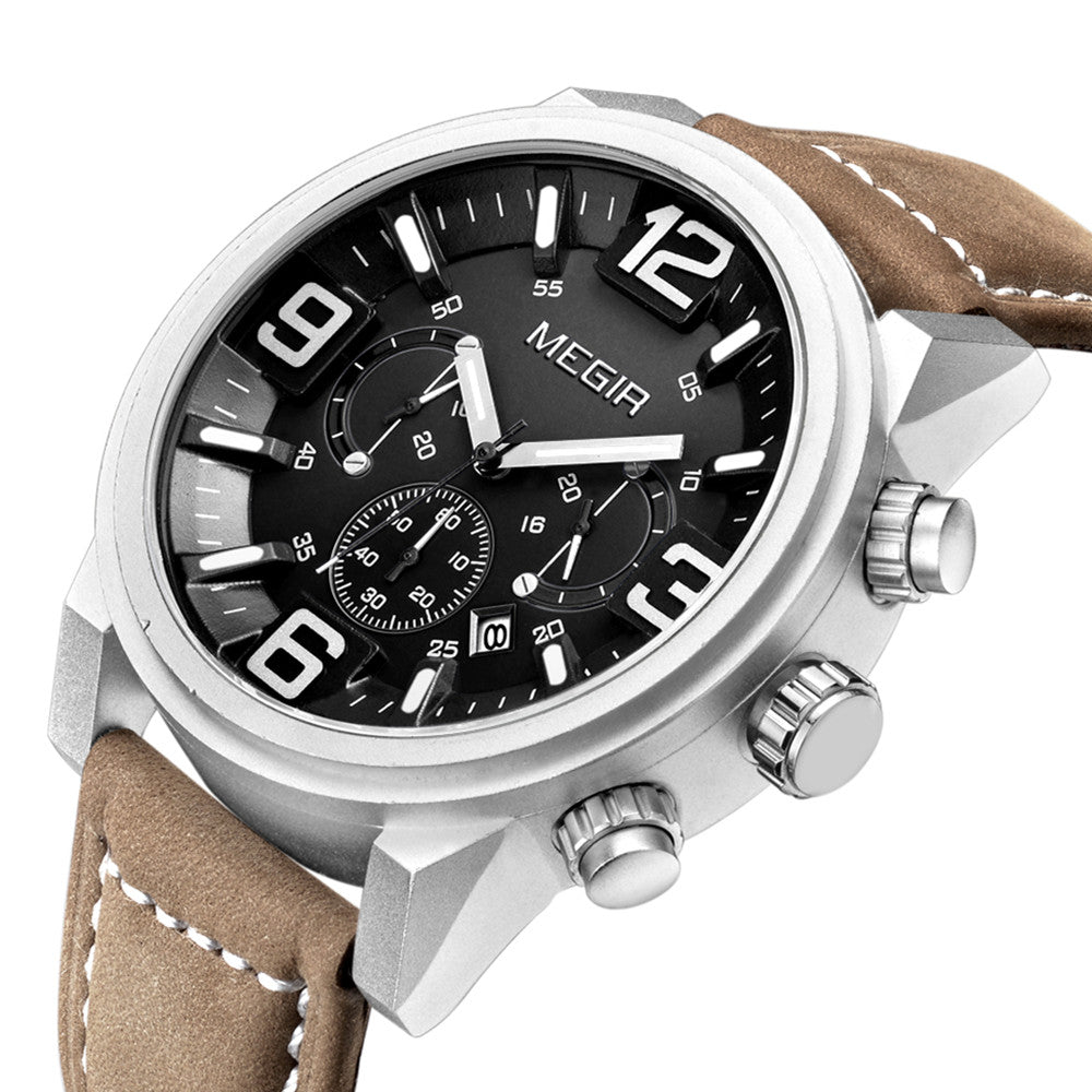 Simple Casual Sports Watch Leather