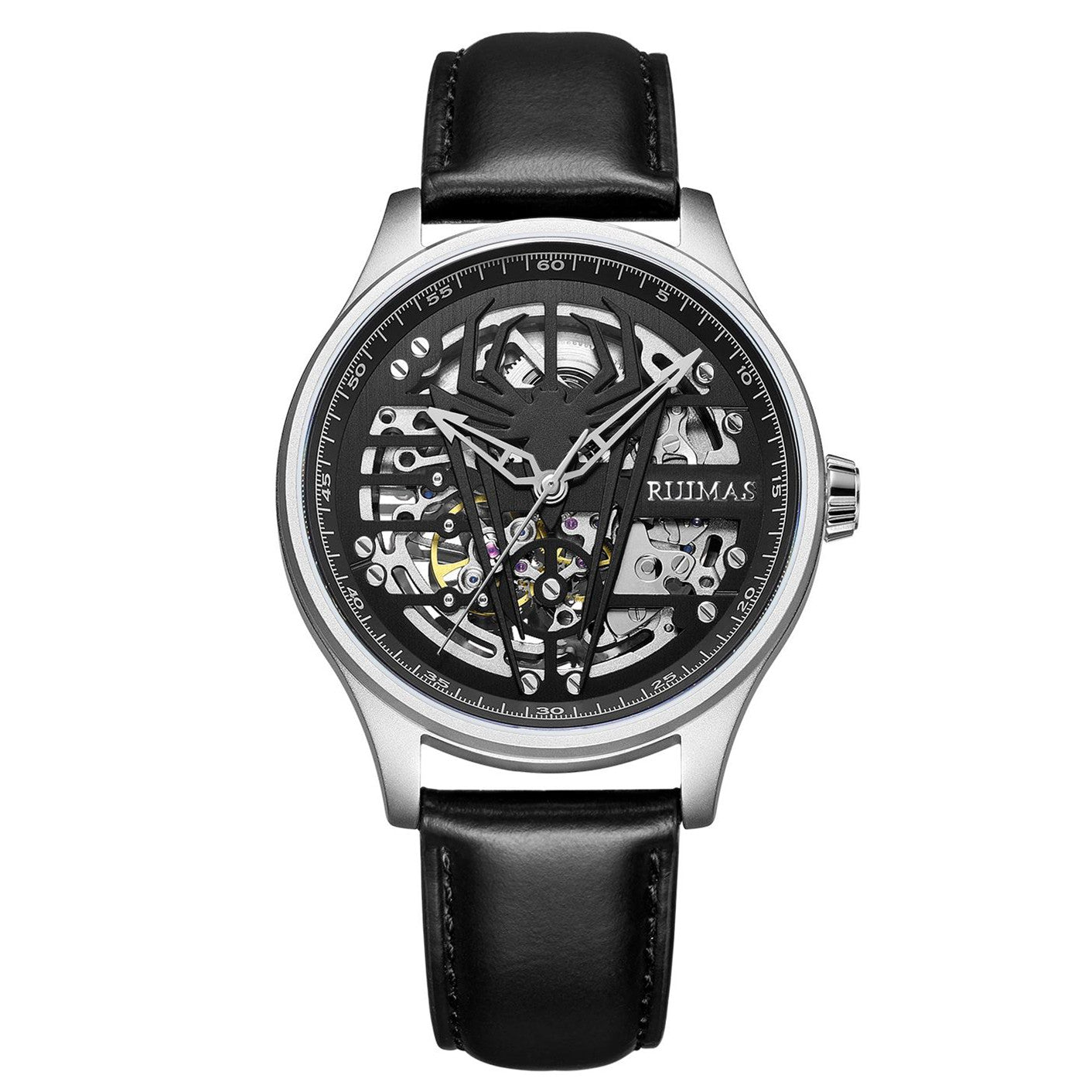 Arachnid Riimas Leather sports mechanical watch